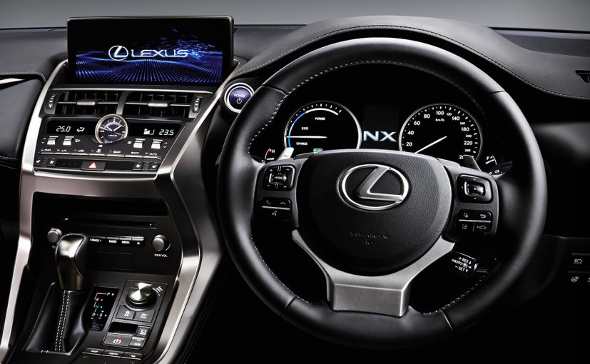 Lexus NX 300h's dashboard gets a 10.3-inch multi-information display with navigation