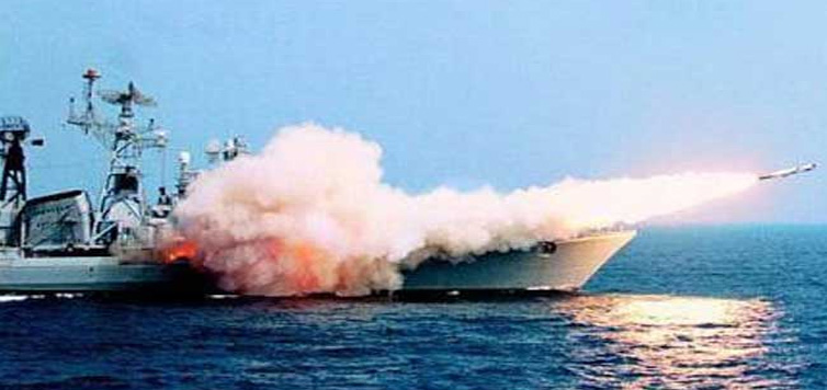 Indian Navy Test-Fires BrahMos Missile