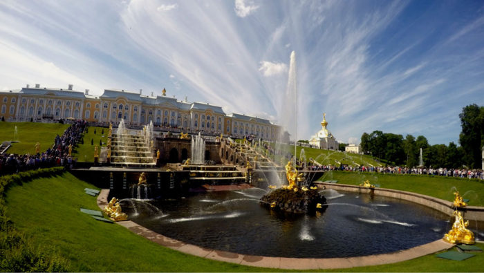 Samson Fountain at Peterhof Palace, Saint Petersburg, Russia