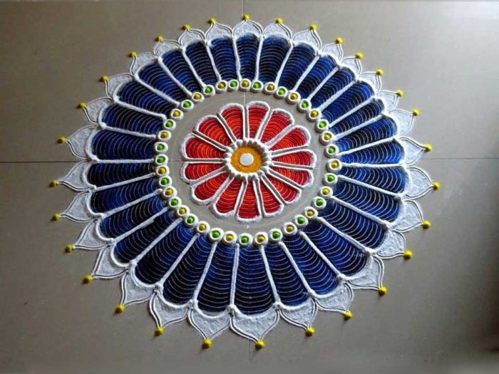 Creative Rangoli Designs Collection For Diwali Functions