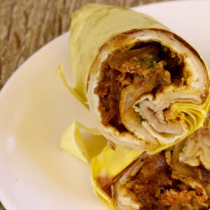 Double Egg Double Mutton Roll