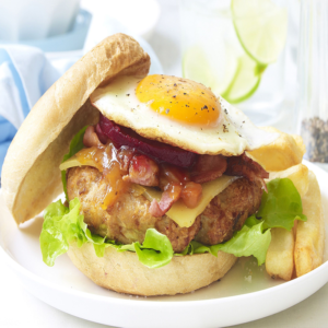 Egg and Chicken Burger