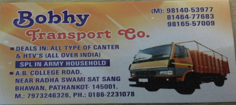 Bobby Transport Company